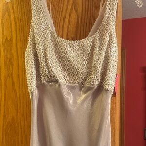 Elegant Silver Wedding Dress